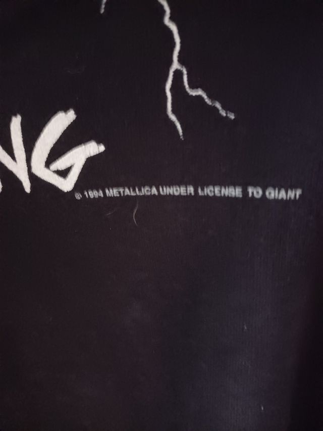 Sudadera vintage Metallica original Solid Rock