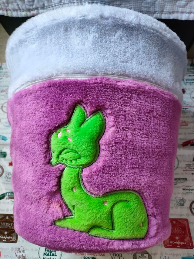 Cubo almacenaje juguete terciopelo ciervo infantil