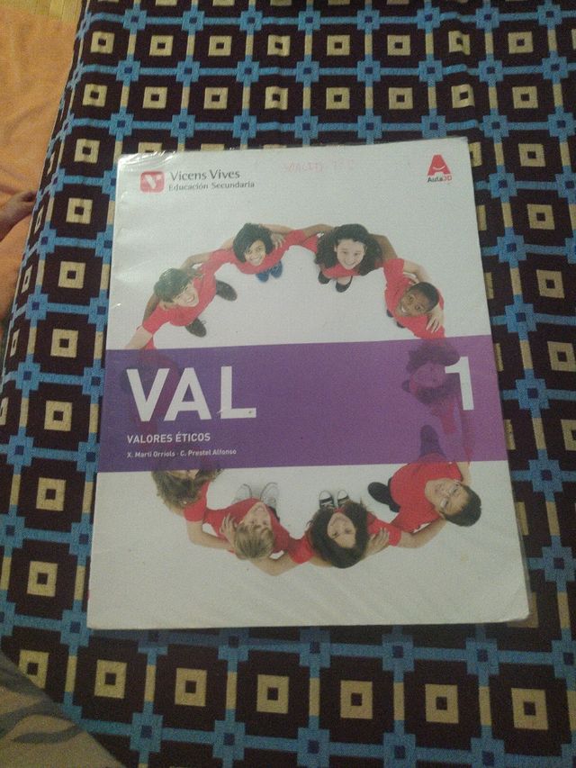 libro valores 1° De la eso