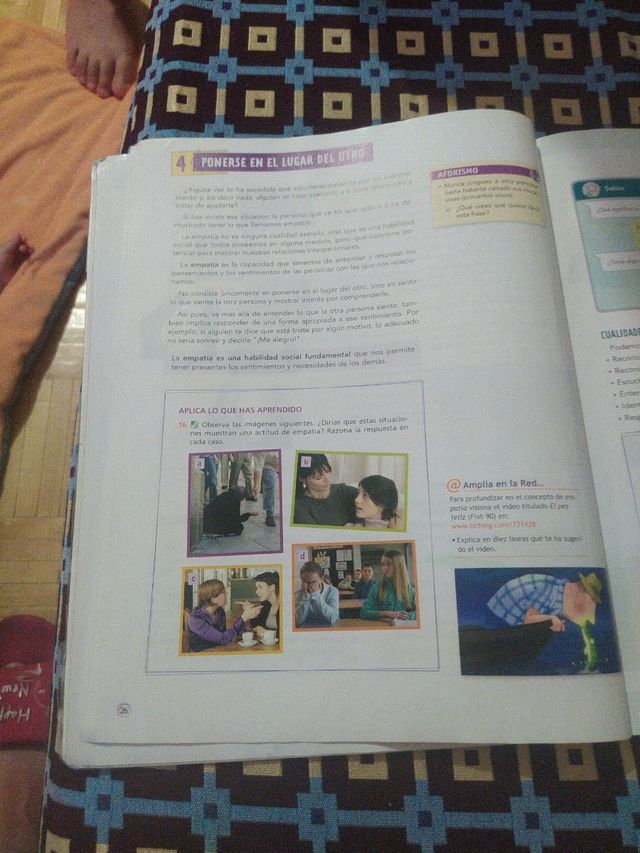 libro valores 1° De la eso