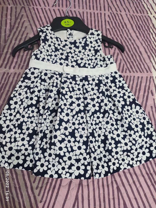 vestido losan talla 6 a 9 meses 