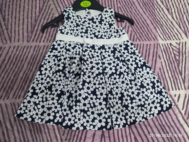 vestido losan talla 6 a 9 meses 