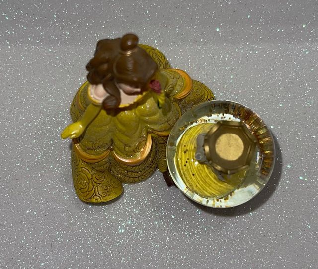 Disneyland Paris princess Belle snow globe figure 