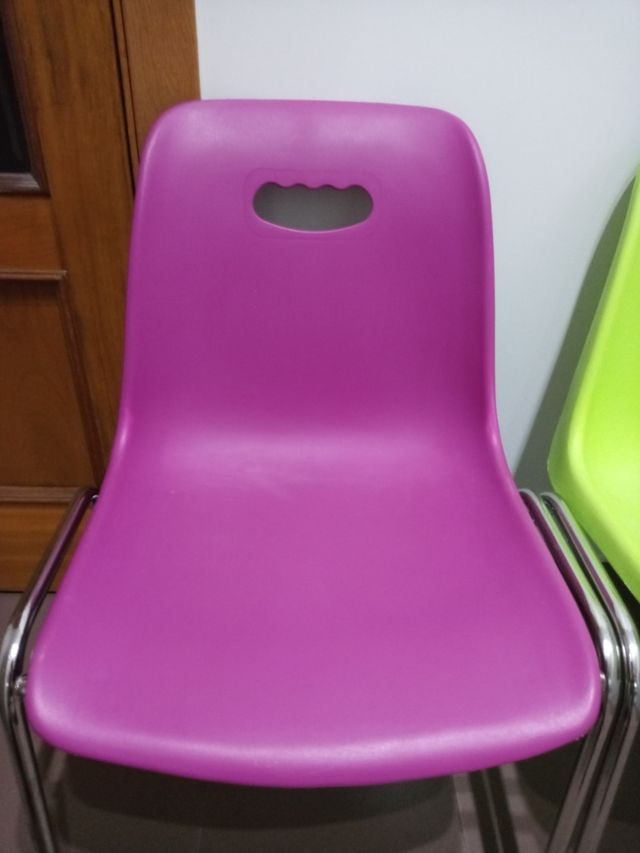 2 Sillas, Twins Group, Mod. Venezia, Inox