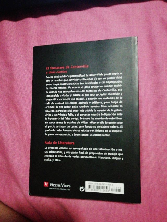 Libro: El fantasma de Canterville y otros cuentos