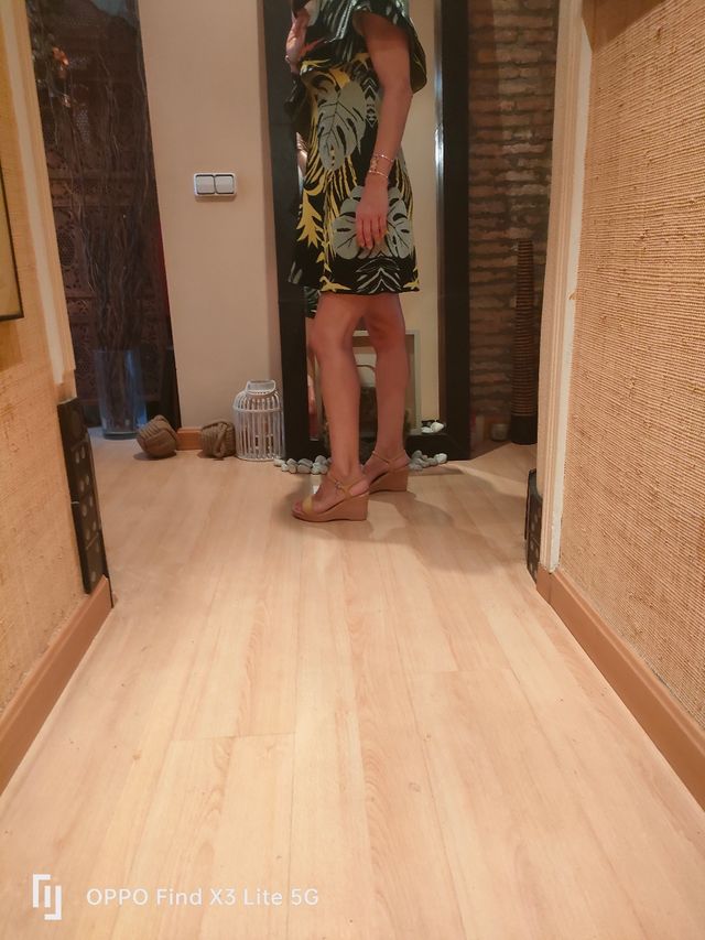 Vestido nuevo asimétrico de Zara S