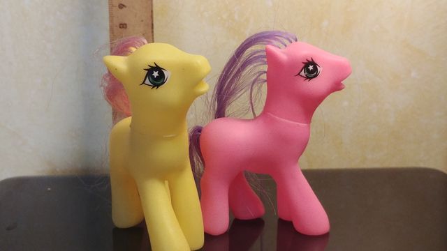 2 figuras My little pony de Hasbro 7 cm