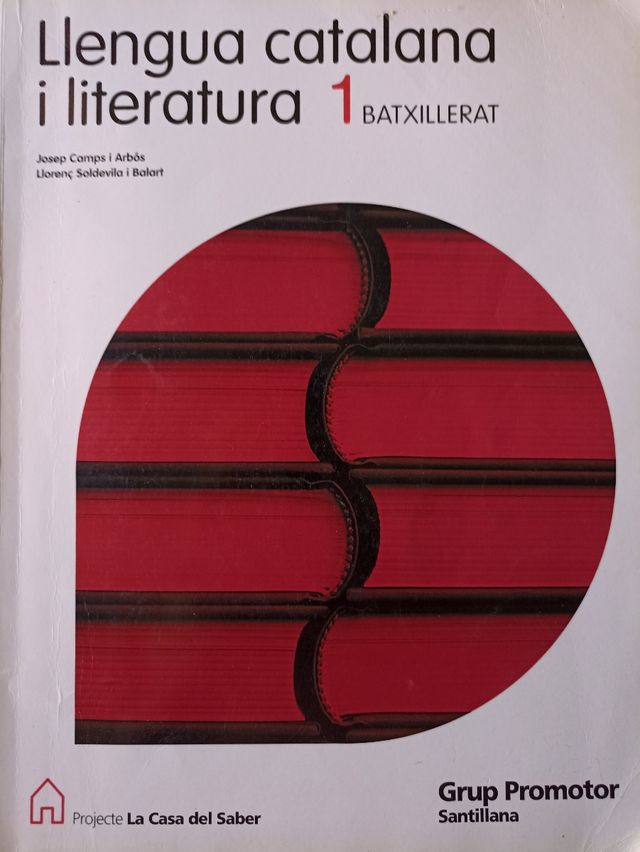 LIBRO LLENGUA CATALANA 1r BATXILLERAT