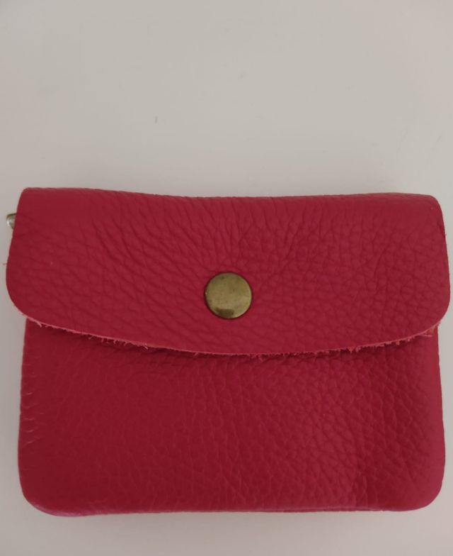 Cartera nueva piel 100% 3 apartados, uno con crema