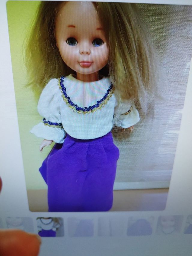 Muñeca Nancy Presentacion media dama, años 60