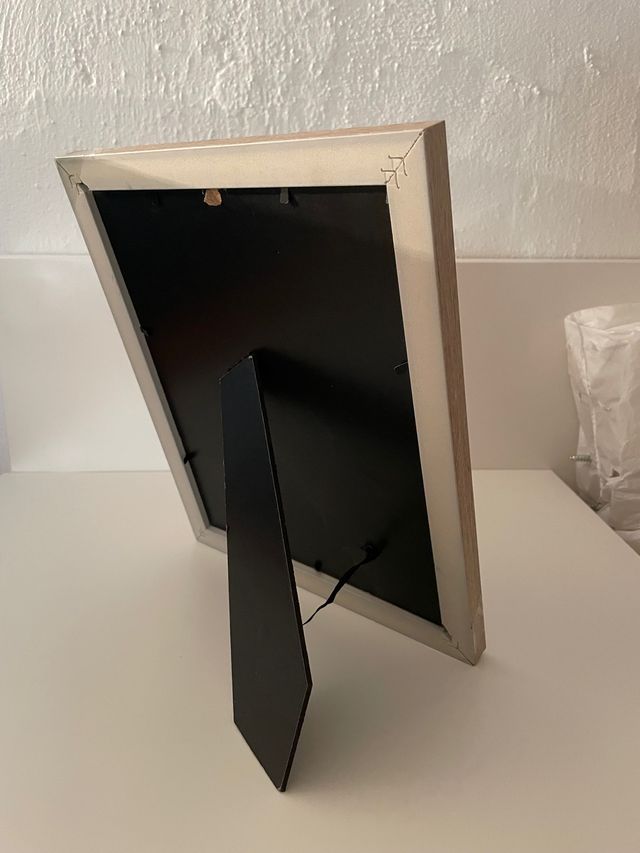 Marco de madera sobremesa