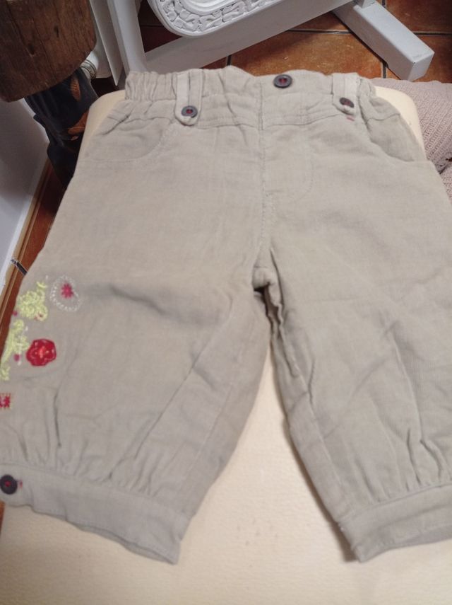 Pantalón corto de pana