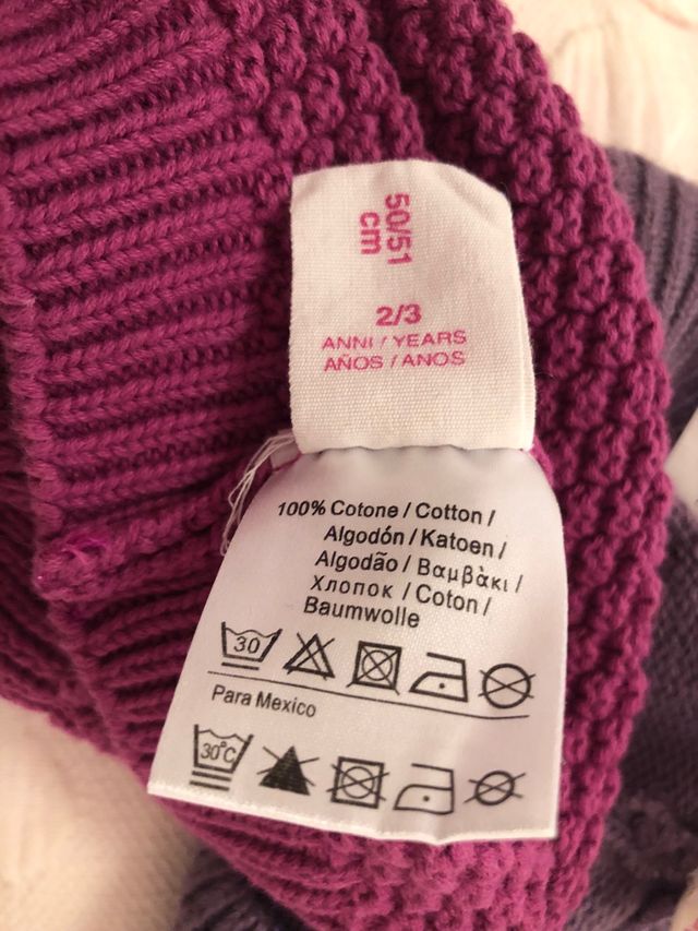 Gorros niña talla 2-3 años