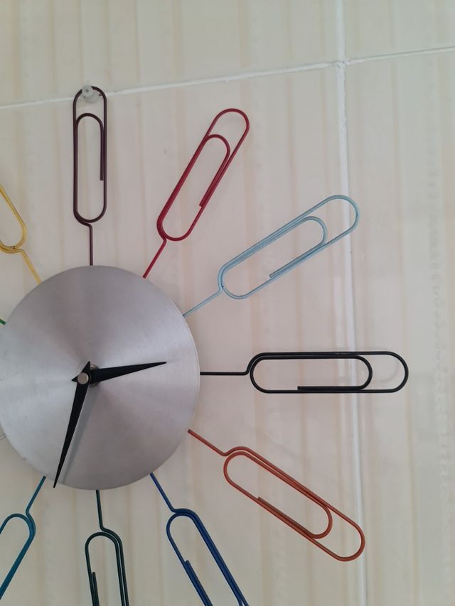Reloj de cocina decorativo