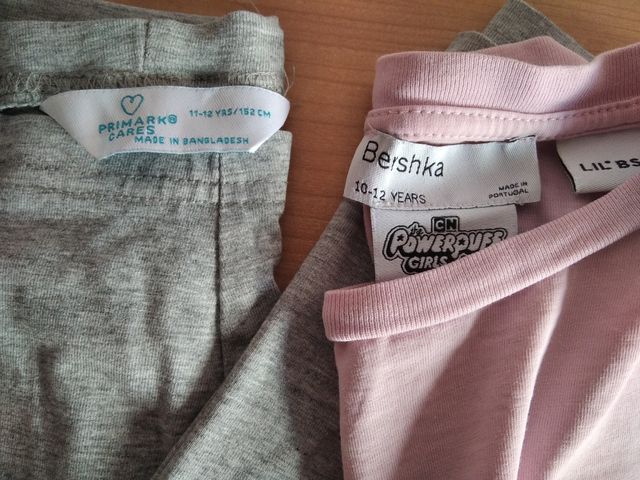 leggins y camiseta 10/11 años