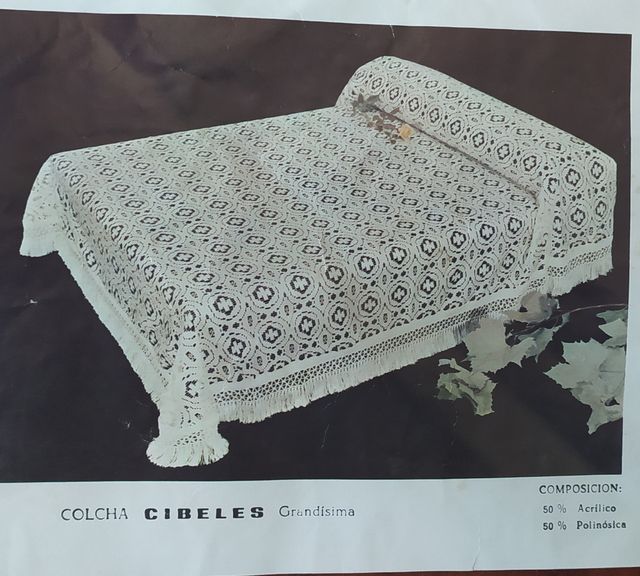 VINTAGE Colcha de cama