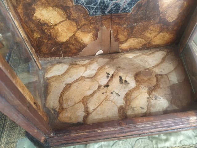 capilla hornacina de madera y estucada