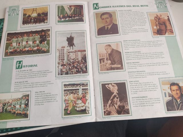 album del Real Betis Balompié