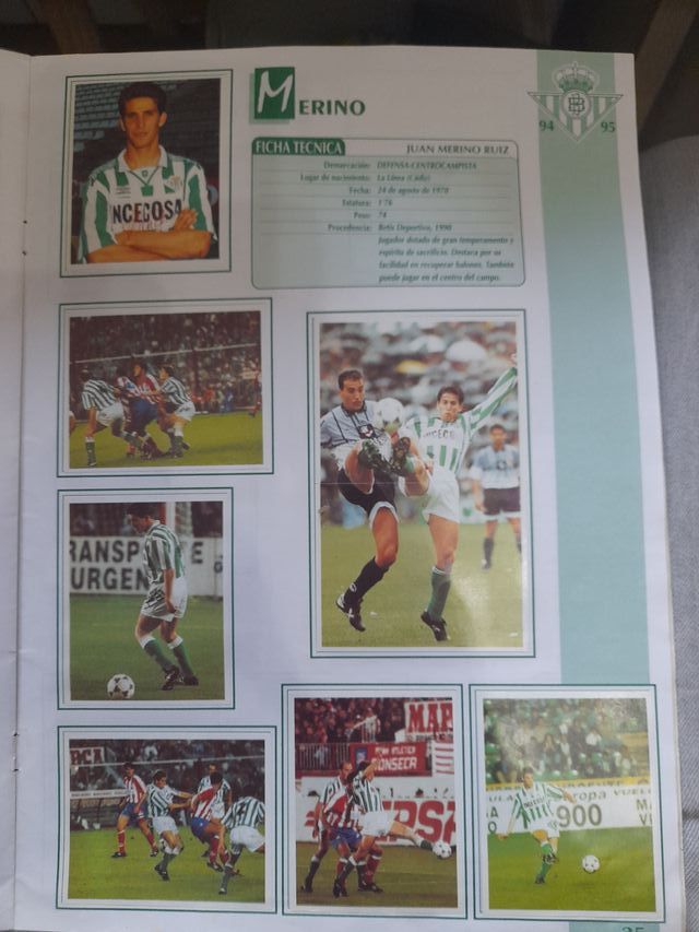 album del Real Betis Balompié