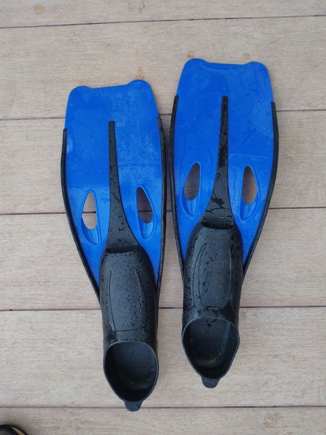 nadadeiras para mergulho com snorkel, mergulho