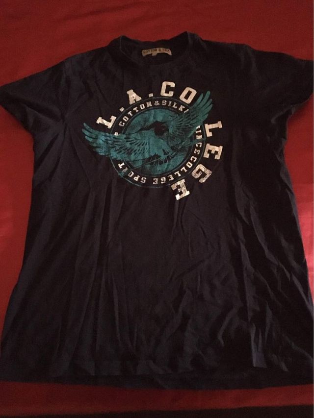 maglietta nera maniche corte