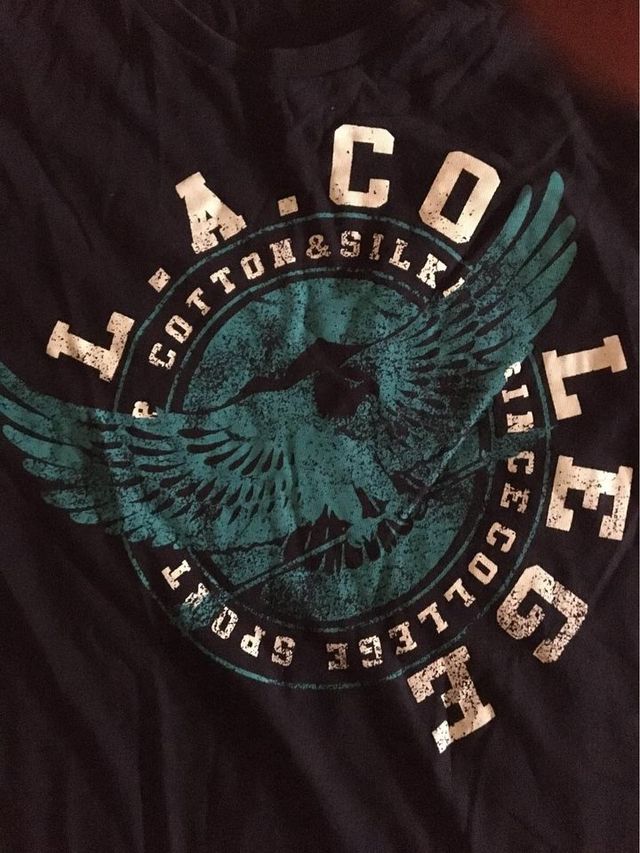 maglietta nera maniche corte