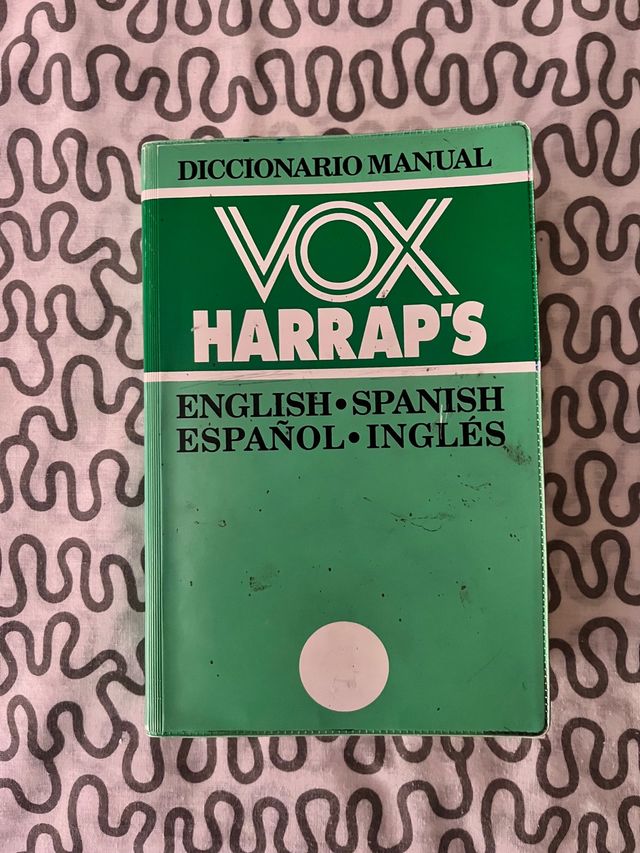 diccionario español inglés VOX 