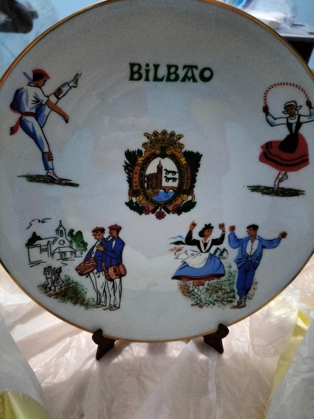 plato de Bilbao recuerdo