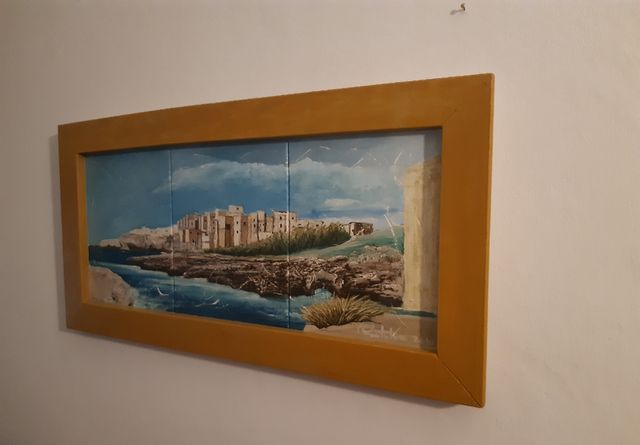 Quadro Polignano a mare dipinto a mano