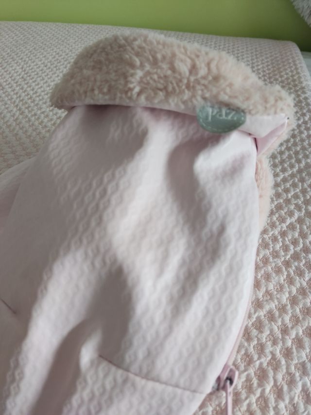 Guanti Paz Rodríguez baby in pelle rosa