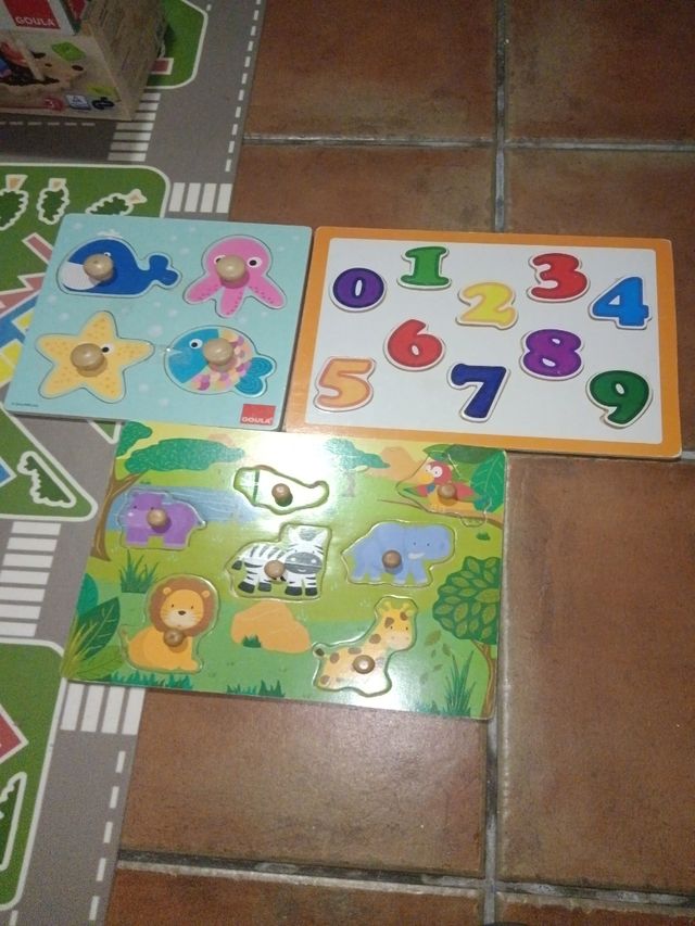 3 puzzles de bebe