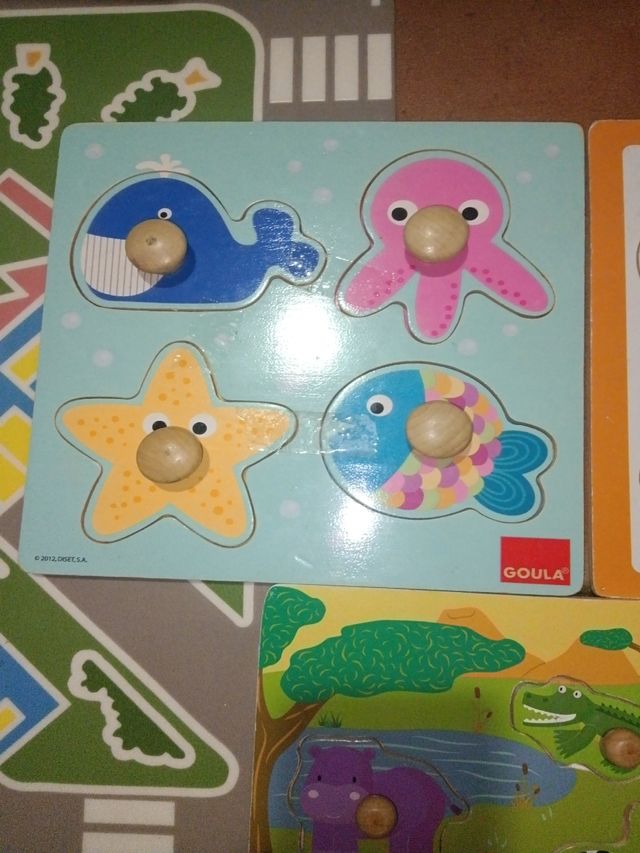 3 puzzles de bebe