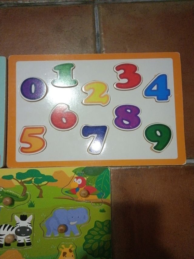 3 puzzles de bebe