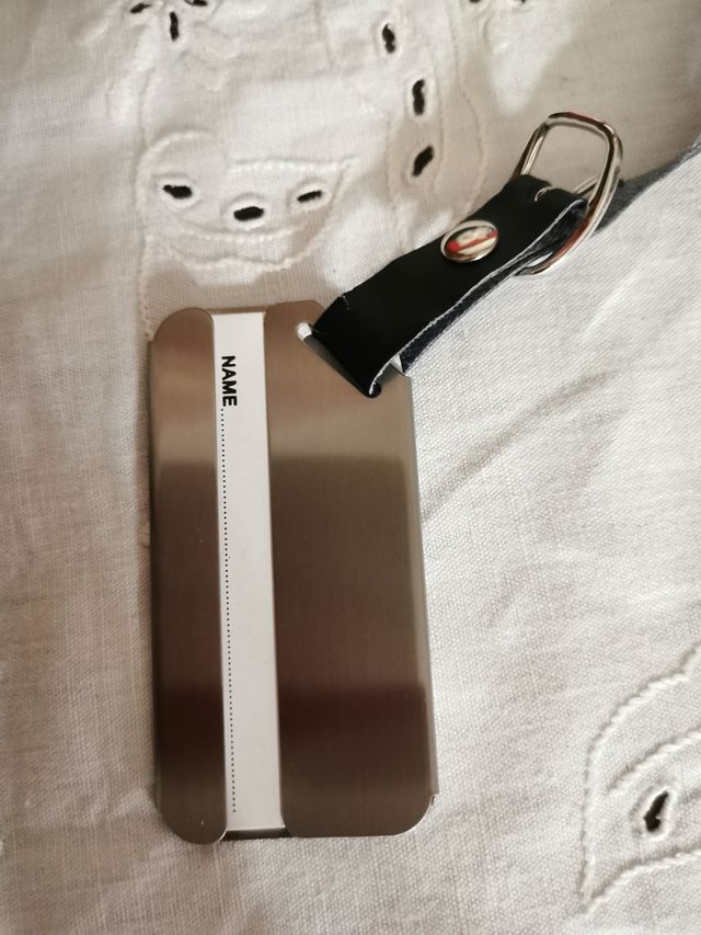 Targhetta portanome valigia Royal Caribean