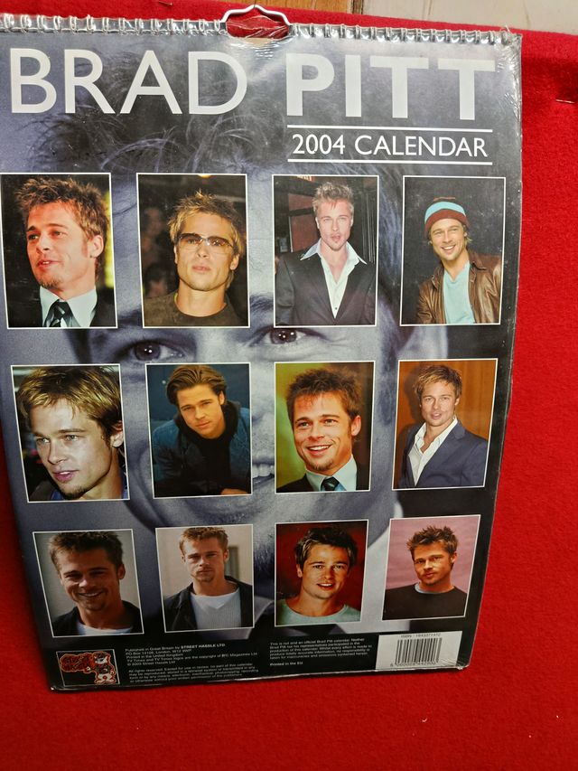 Calendario 2004 Collezione BRAD PITT