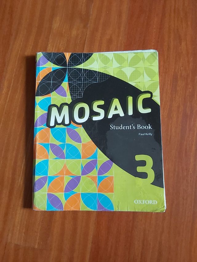 libro inglés MOSAIC 3 ESO Isbn 978-0-19-465206-03