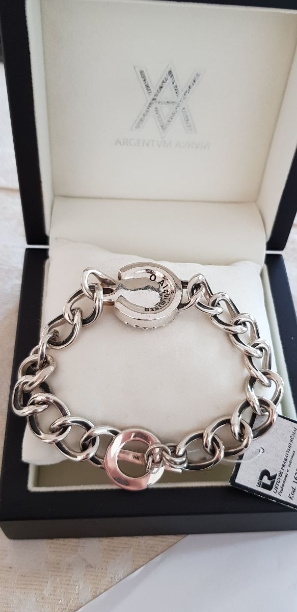 Pulsera unisex Argentvm Avrvm 
