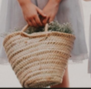 cestos de palma natural