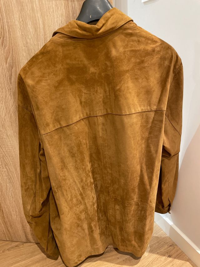 Cazadora/chaqueta ante color camel