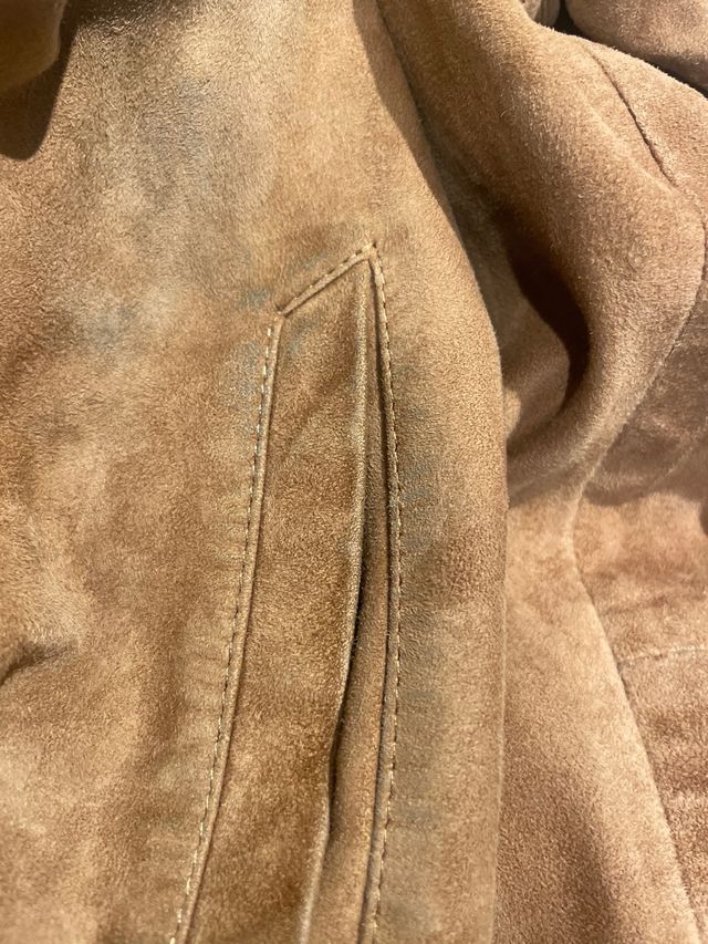 Cazadora/chaqueta ante color camel