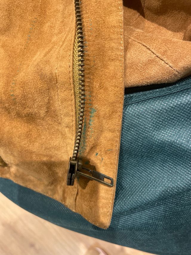 Cazadora/chaqueta ante color camel