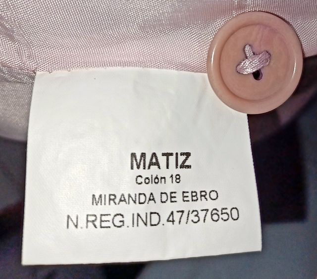 Traje de chaqueta Matiz