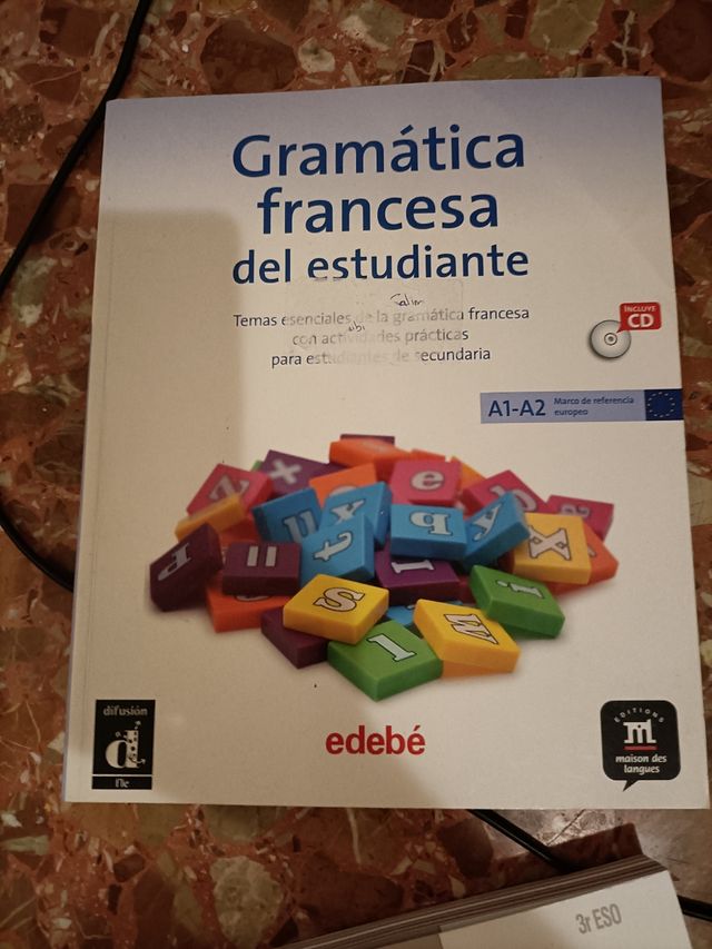 Libro gramática francesa del estudiante
