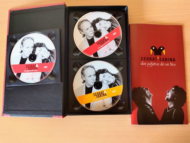 Album Serrat Sabina Due piccioni con un colpo