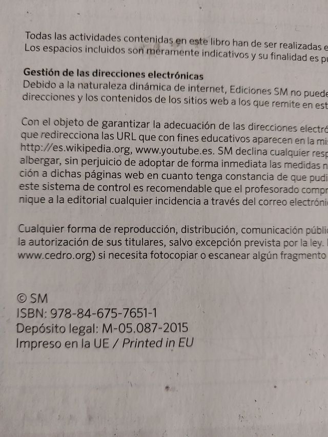 Libro 1° bachiller Física y química