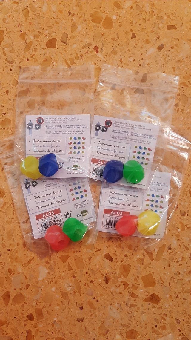 empuñaduras de lápiz de Silicona