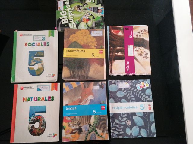 Libros texto 5 EP