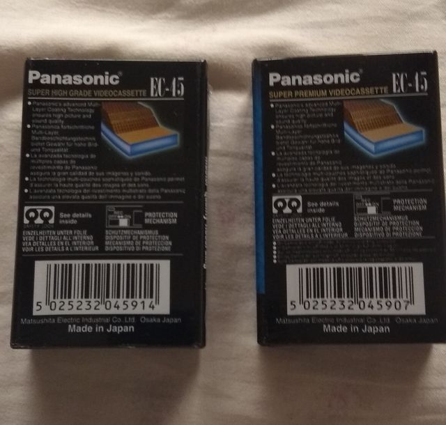 Cintas videocassette Panasonic