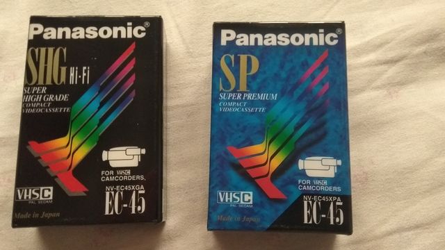 Cintas videocassette Panasonic