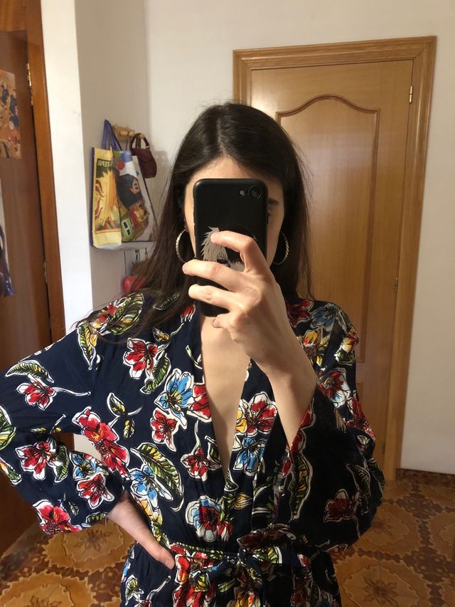 Kimono flores